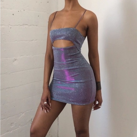 mistress rocks sequin dress MISTRESS ROCKS Womens All Over Sequin Bodycon Mini Dress Size M Multicolor  238P